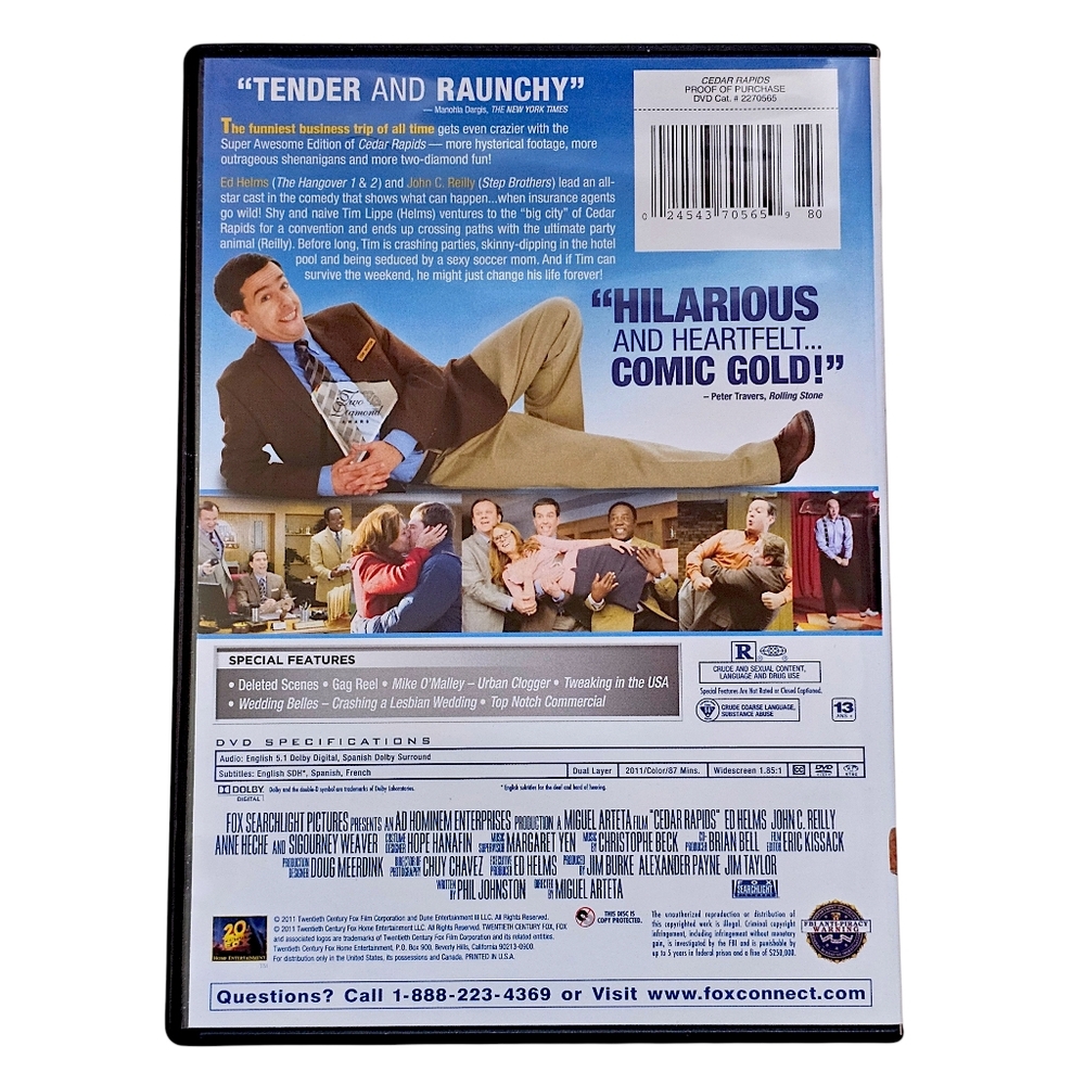 Cedar Rapids (DVD, 2011) - The Super Awesome Edition - Picture 2 of 5
